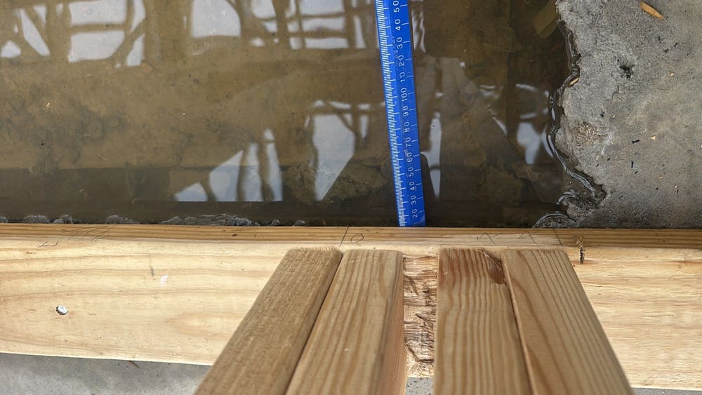 Extension required, recorded during a slab pre-pour inspection in Gisborne