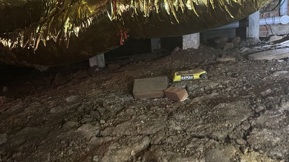 Timber offcuts stored under the house, a termite attractant, found during a building and pest inspection in Westmeadows