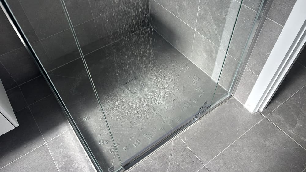 Slow water draining, recorded during a PCI inspection in Gisborne